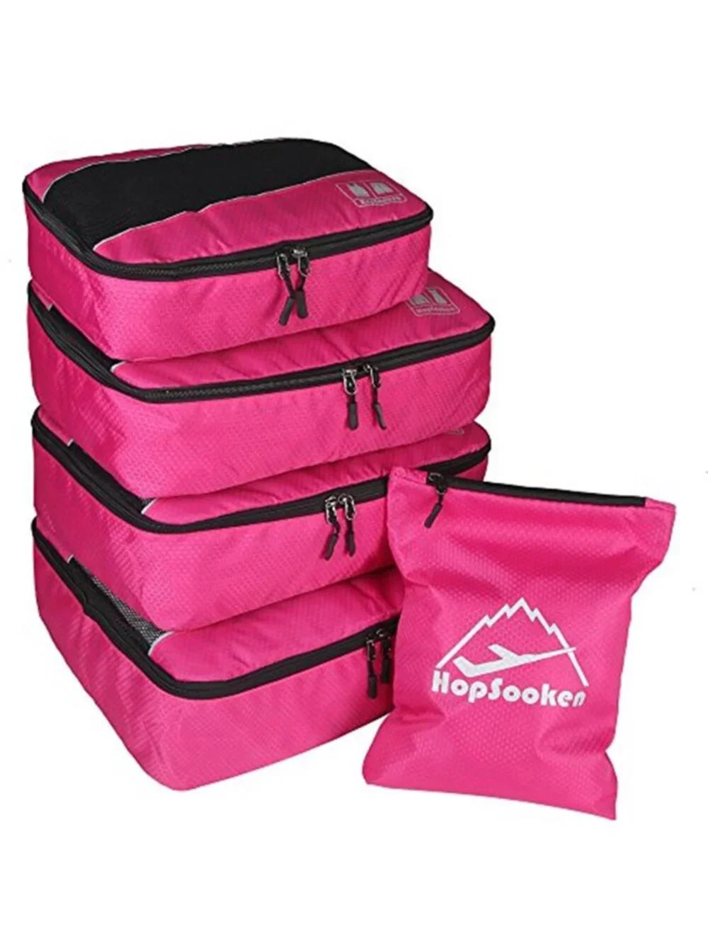 Travel Packing Cubes Set Luggage Organizer Bags Mesh Storage Cubes Laundry Bag
